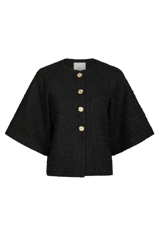 Neo Noir - Rosella Boucle Mini Jacket 166488 - 100 - Black