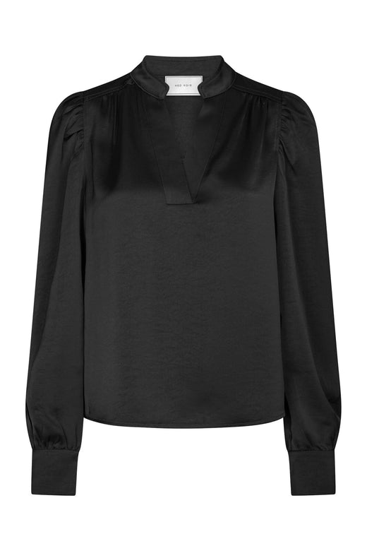 Neo Noir - Rosslyn Heavy Sateen Blouse 163769 - 100 - Black
