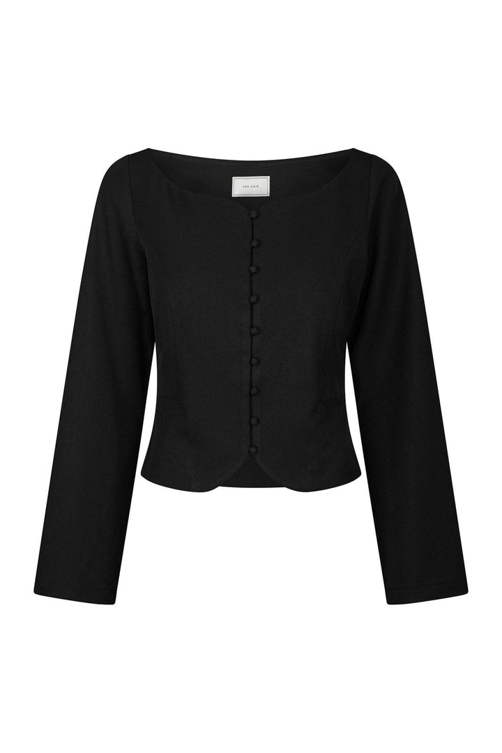 Neo Noir - Salsa Structure Blouse 166610 - 100 - Black