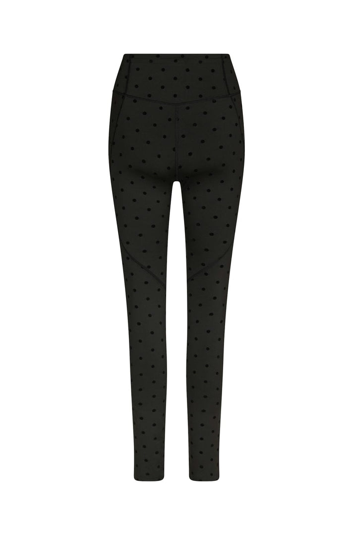 Neo Noir - Samie Pocket Dot Leggings 170723 - 100 - Black