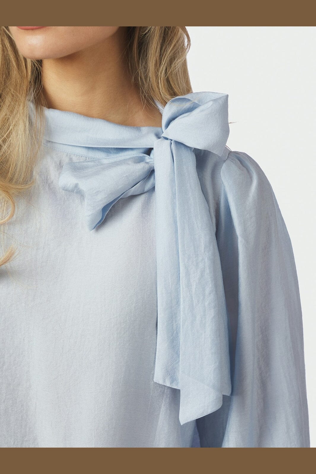 Neo Noir - Selene Crisp Blouse 167523 - 145 - Light Blue