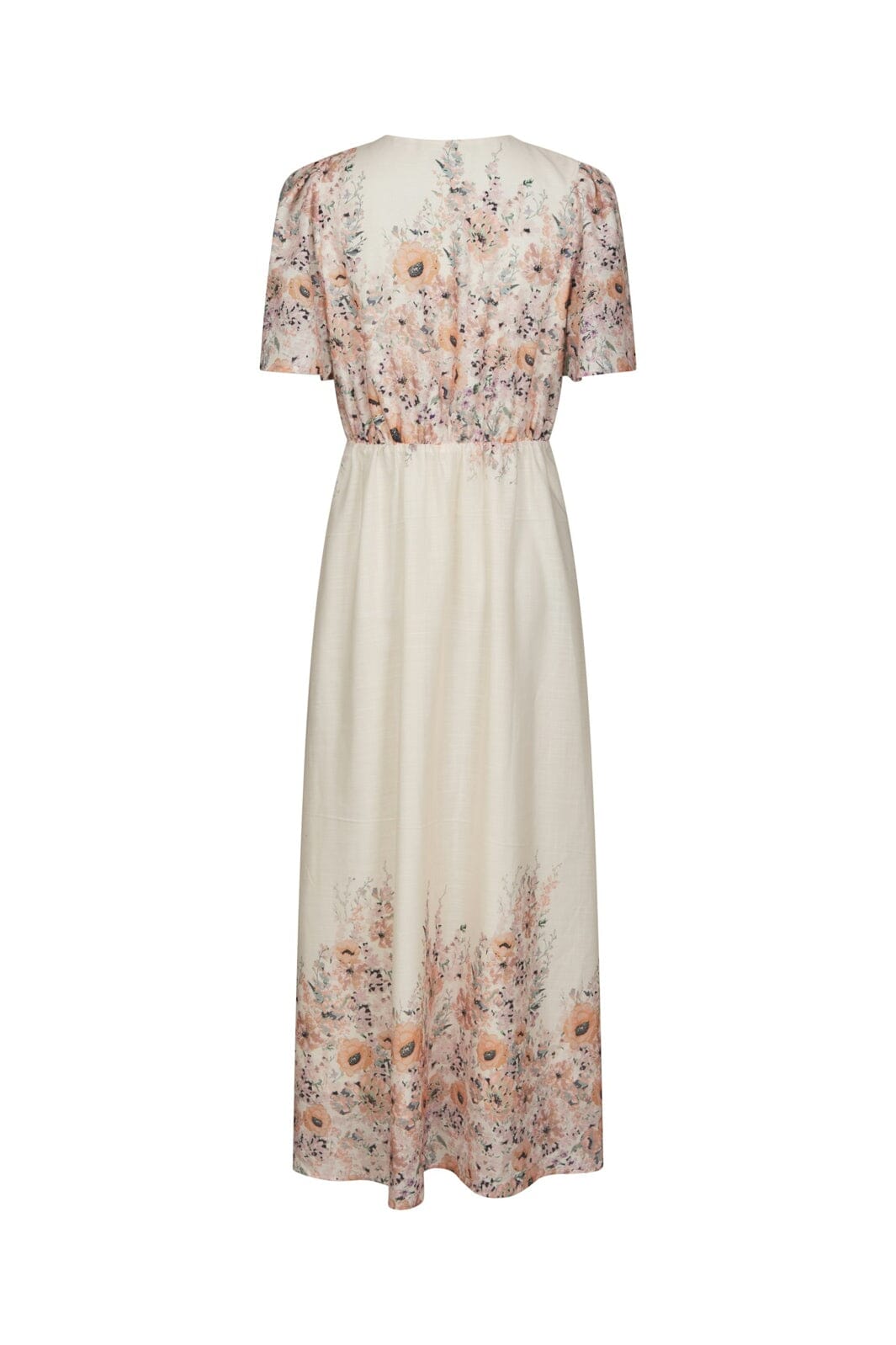 Neo Noir - Serna Flower Print Dress 166177 - 679 - Burned Powder