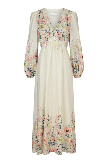 Neo Noir - Mio Vintage Flower Dress 168488 - 122 - Creme