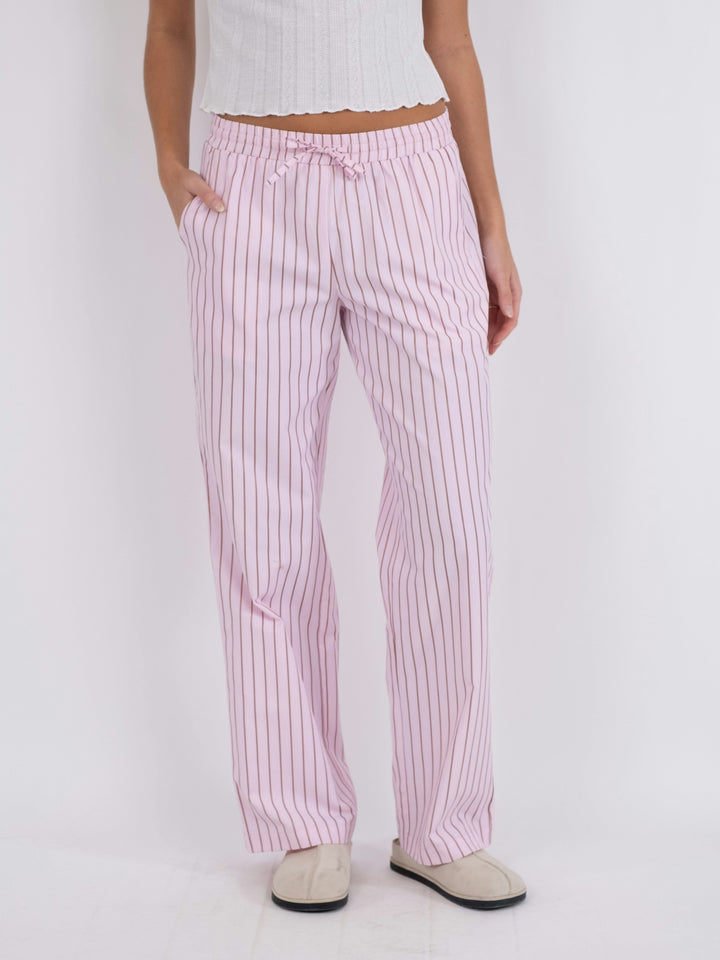 Neo Noir - Sonar Multi Stripe Pants - Light Pink