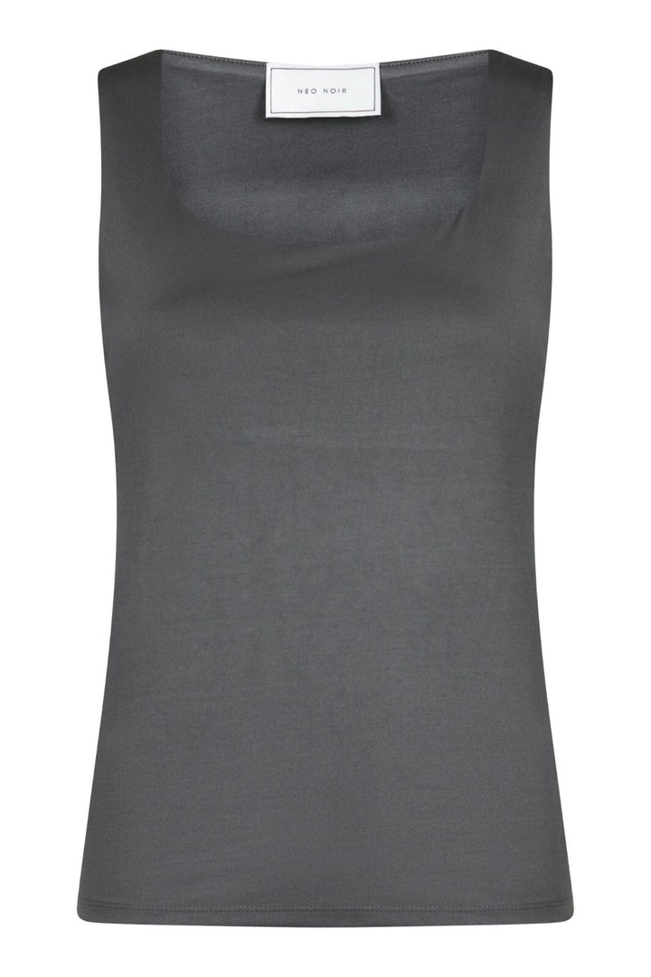 Neo Noir - Sophia Jersey Top - Antracit Toppe 