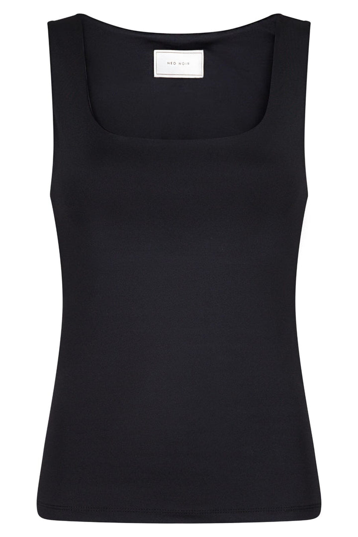 Neo Noir - Sophia Jersey Top - Black Toppe 