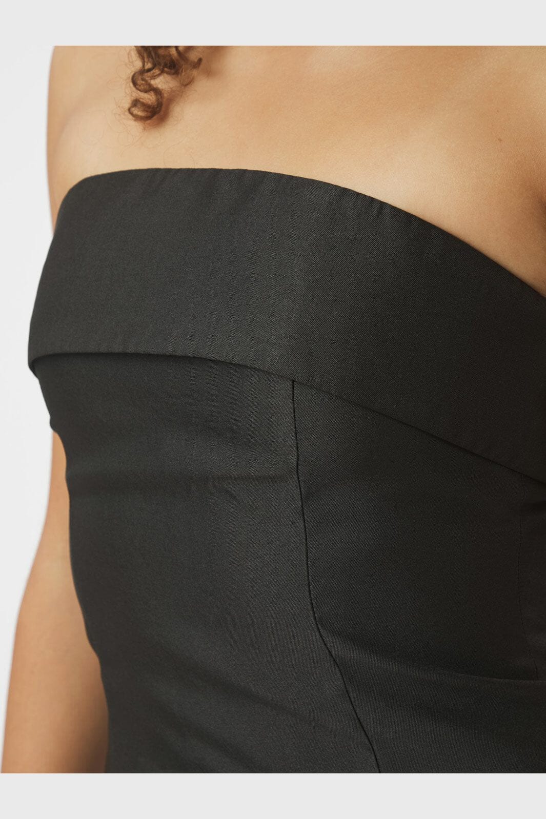 Neo Noir - Taleen Dull Sateen Top 166189 - 100 - Black