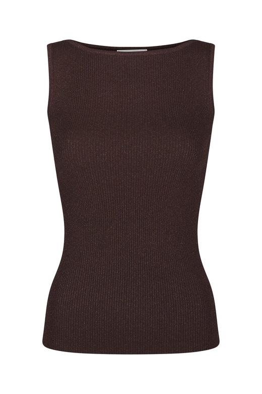Neo Noir - Talia Glitter Knit Top 161298 - 174 - Burgundy