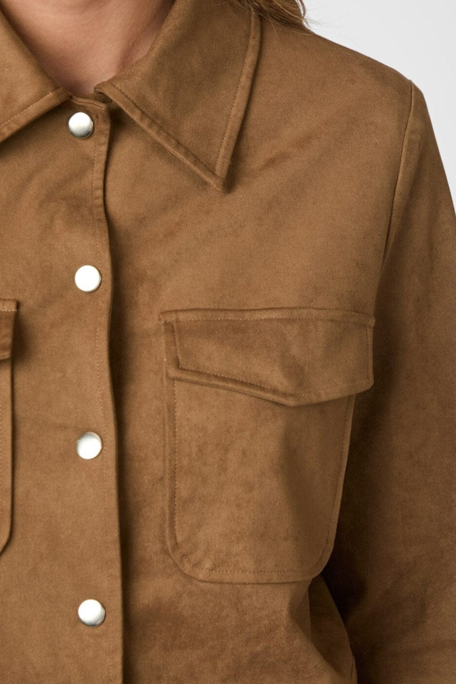 Neo Noir - Tamari Faux Suede Jacket 164712 - 604 - Cognac
