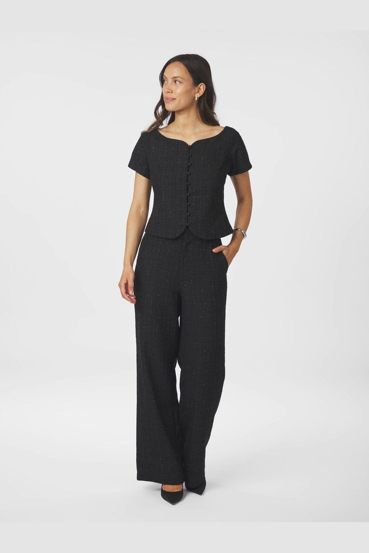 Neo Noir - Tango Boucle Top 166929 - 100 - Black
