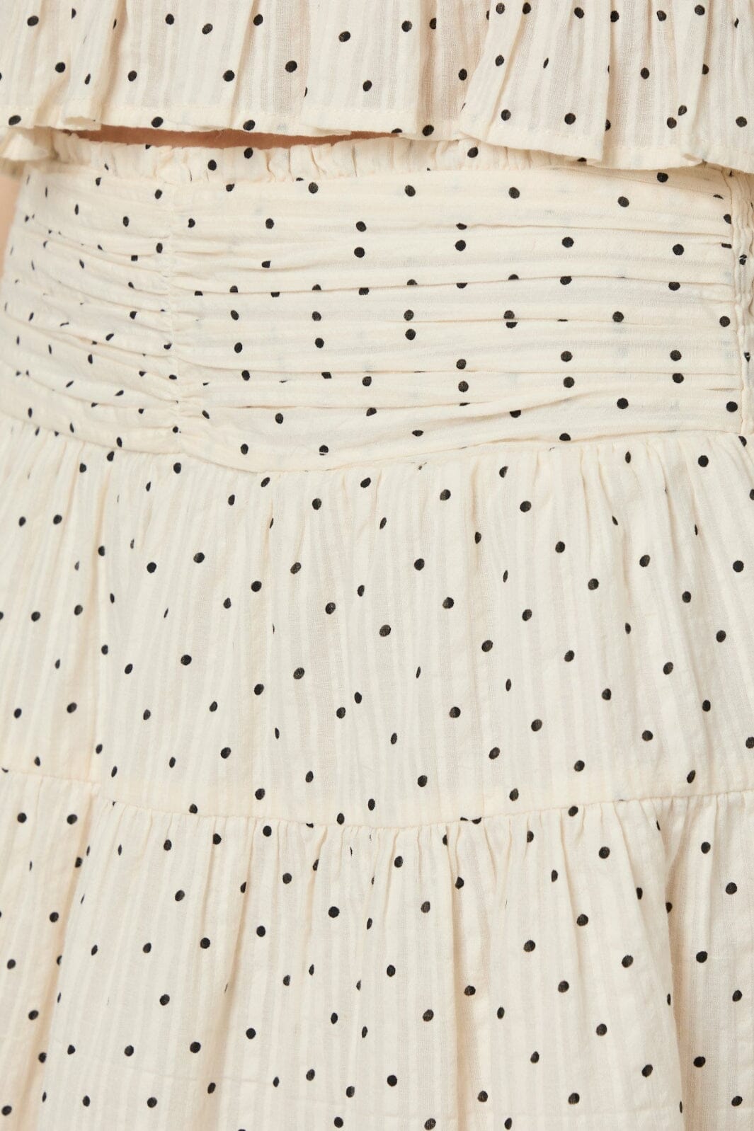Neo Noir - Tarrow Dot Skirt 166148 - 122 - Creme