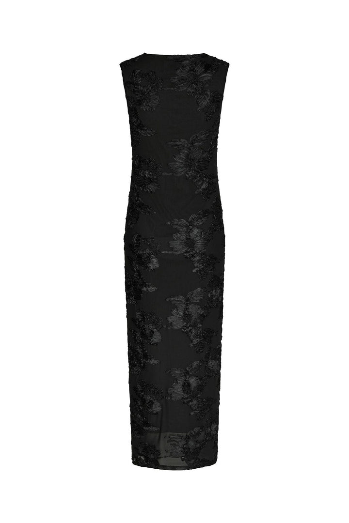 Neo Noir - Tiranna Big Flower Mesh Dress 166824 - 100 - Black