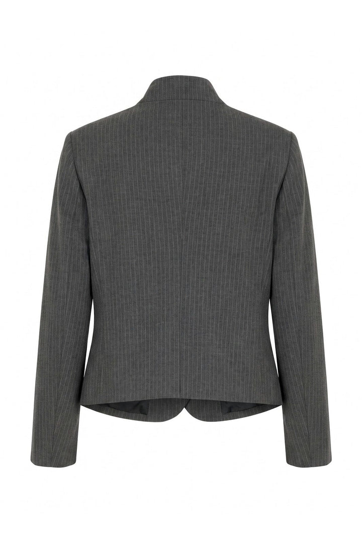 Neo Noir - Tiria Slim Pinstripe Blazer 169991 - 130 - Grey