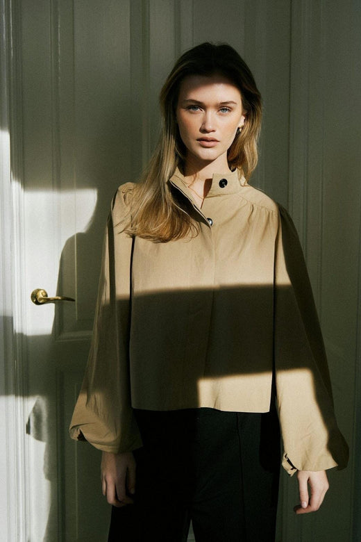 Neo Noir - Tirsa Twill Jacket 168103 - 213 - Sand Jakker 