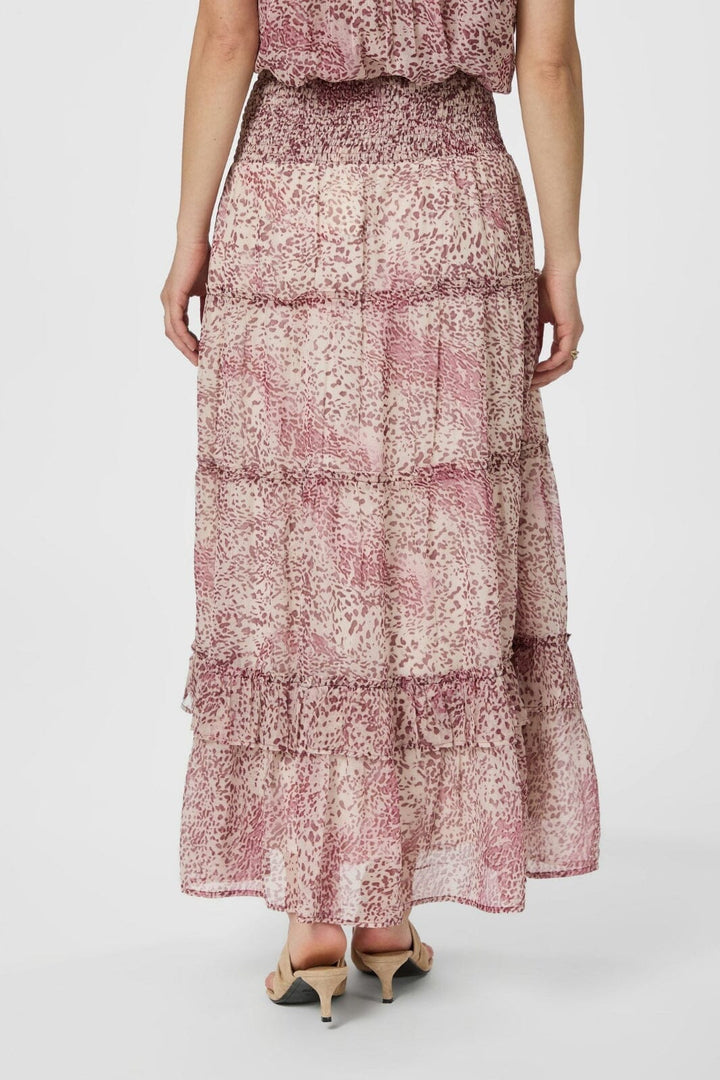 Neo Noir - Todo Blur Graphic Skirt 166060 - 823 - Evening Rose