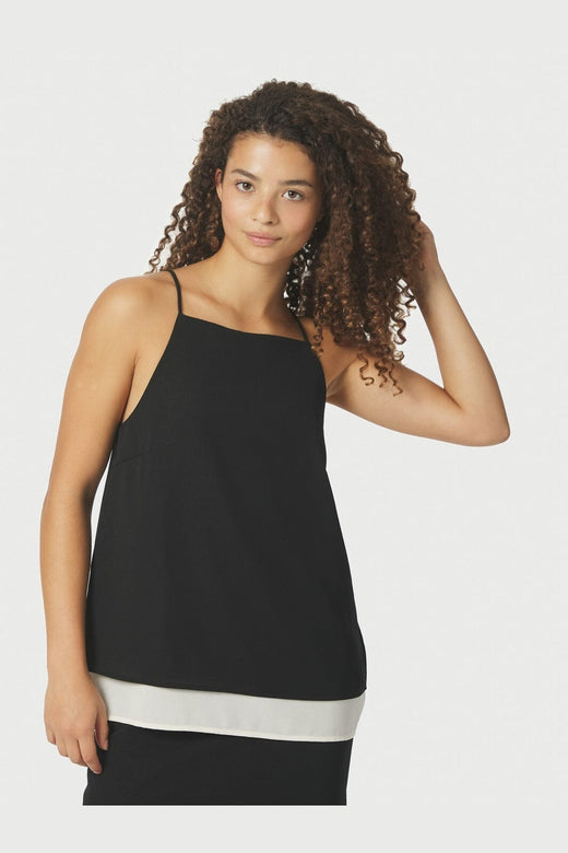 Neo Noir - Toril Chiffon Top 168485 - 100 - Black