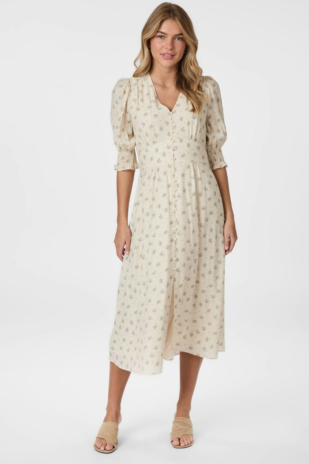 Neo Noir - Valley Soft Fleur Dress 166218 - 122 - Creme