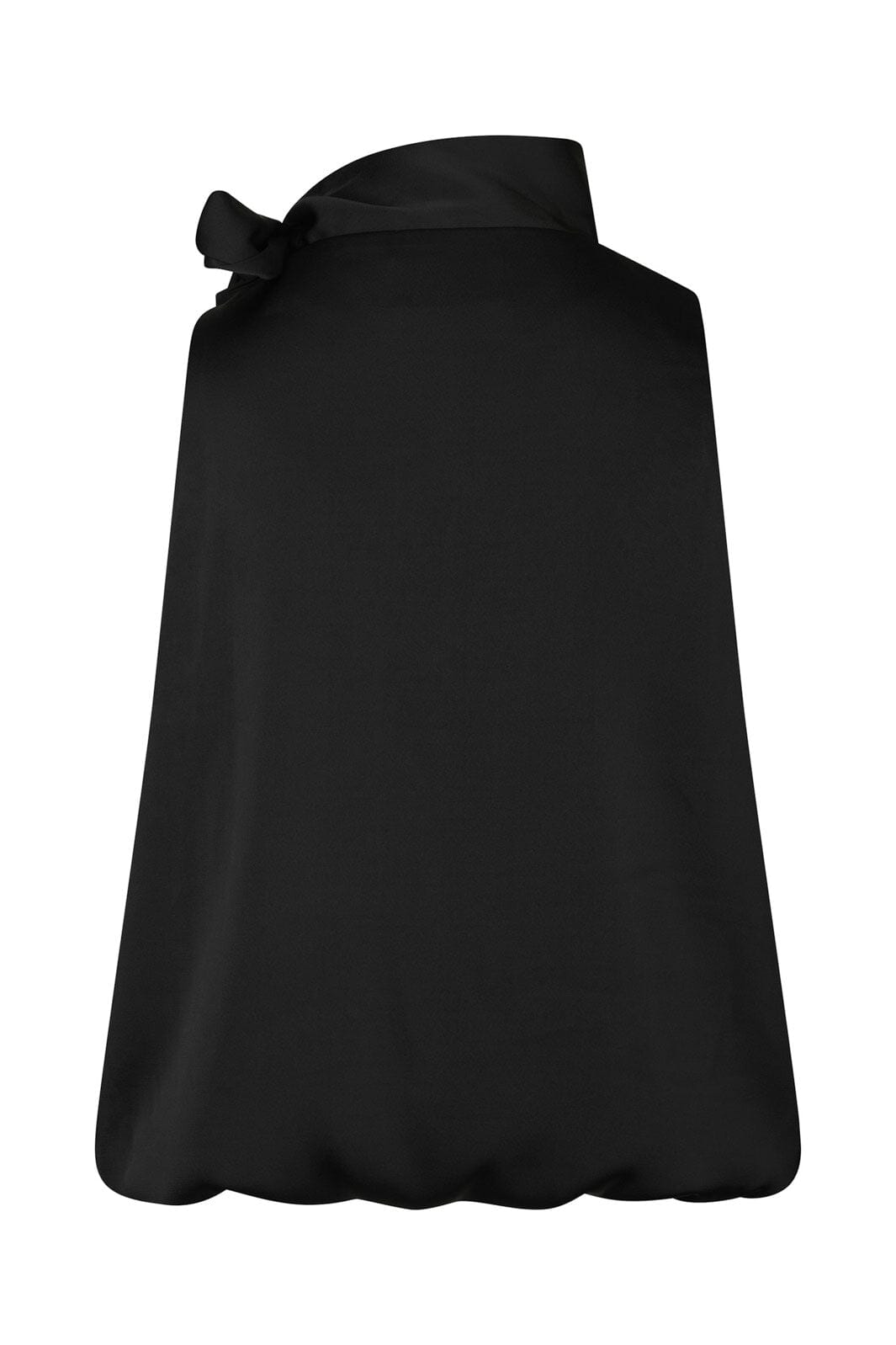 Neo Noir - Veda Drapy Satin Top 166605 - 100 - Black