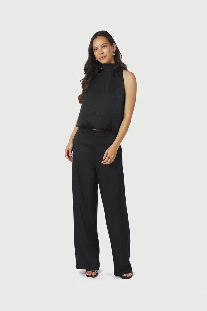 Neo Noir - Veda Heavy Sateen Bedaz Top 167432 - 100 - Black