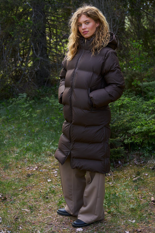 Neo Noir - Viviana C Puffer Jacket 158083 - 676 - Dark Brown Jakker 