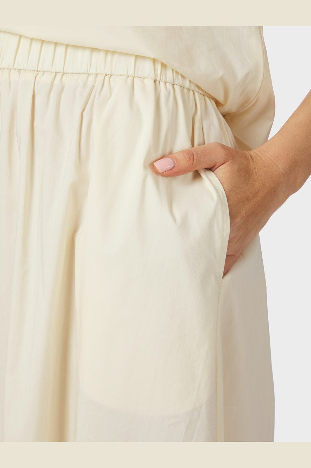 Neo Noir - Yara Poplin Skirt 158280 - 416 - Butter Yellow