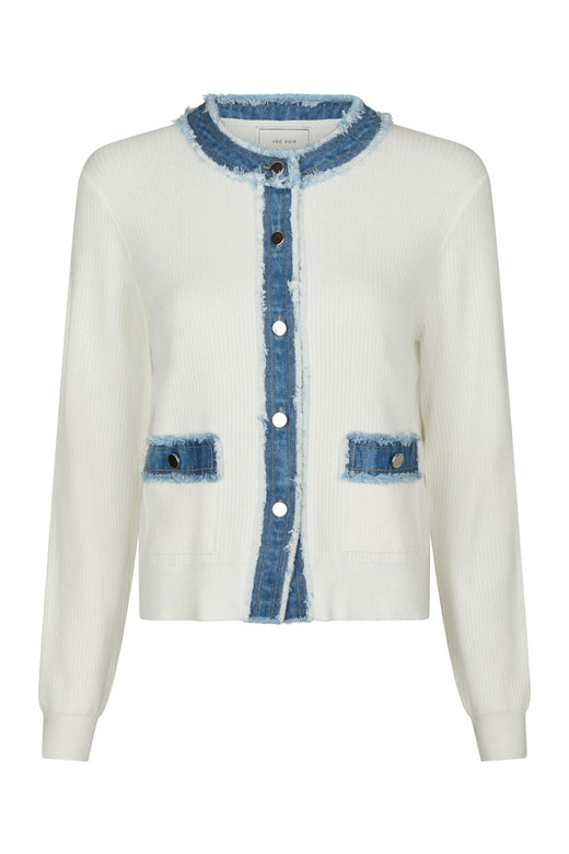 Neo Noir - Zelma Knit Denim Cardigan 167245 - 121 - Off White