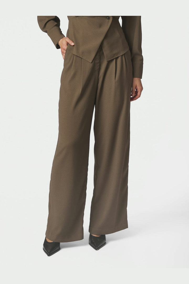 Neo Noir - Zoba Crepe Pants 165685 - 176 - Khaki
