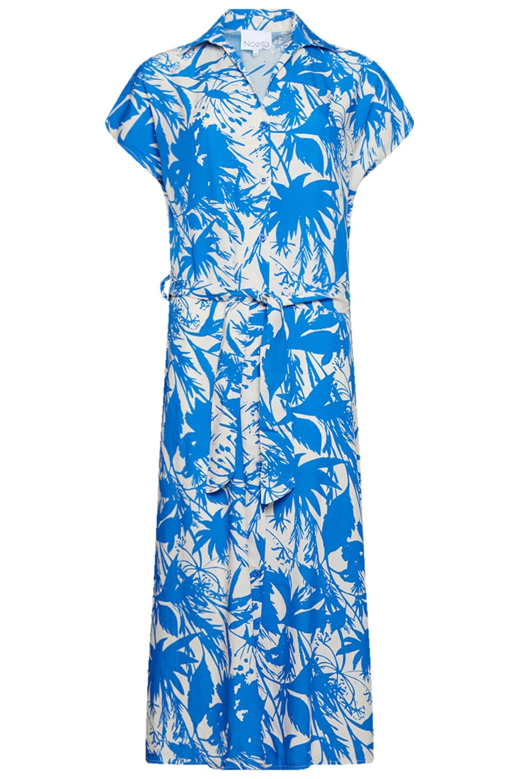 Noella - Ada Dress - 132 Blue/White Flower Kjoler 
