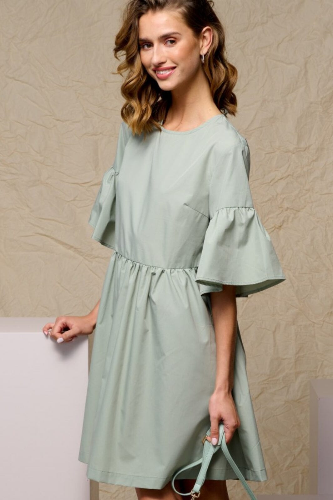 Noella - Adaleide Dress - 1147 Green Pastel Kjoler 