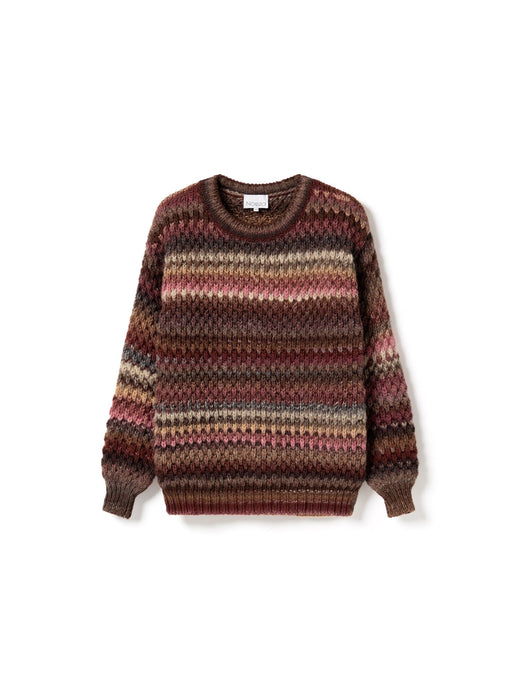Noella - Gio Knit Sweater - 1047 Rust Mix Strikbluser 
