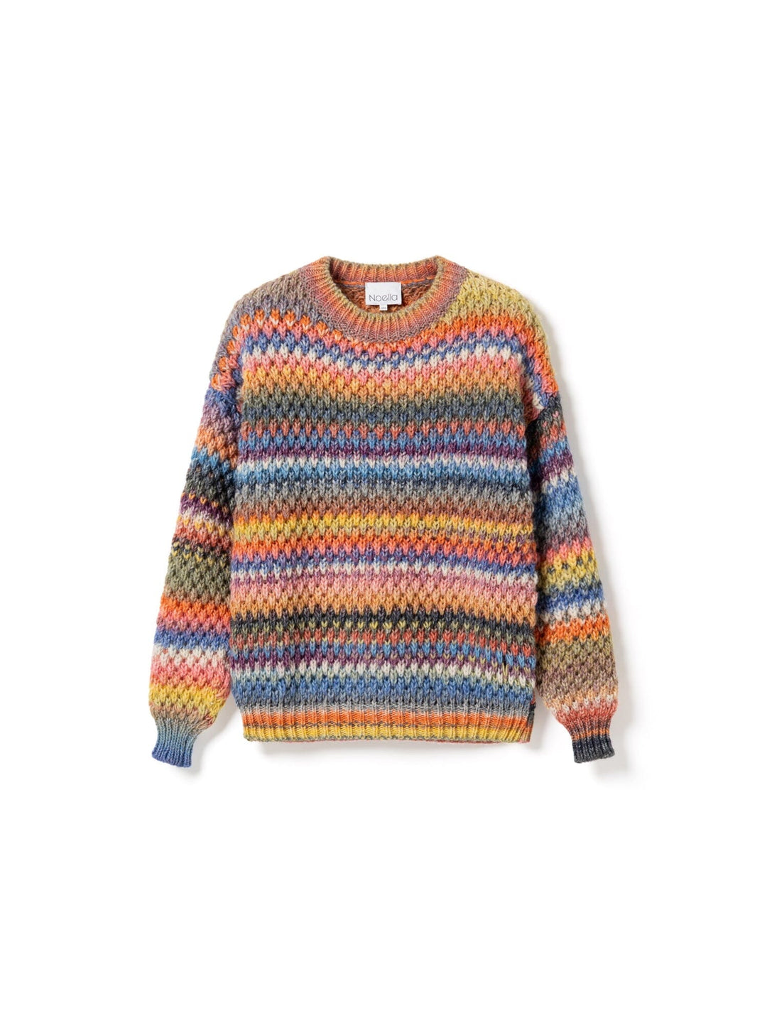 Noella - Gio Sweater - Multi Mix Strikbluser 