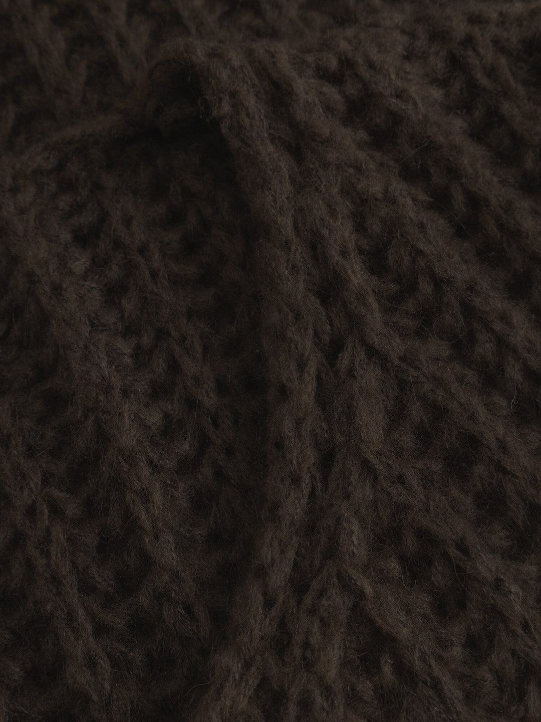 Noella - Joseph Knit Sweater 12265001 - 548 - Dark Brown Strikbluser 