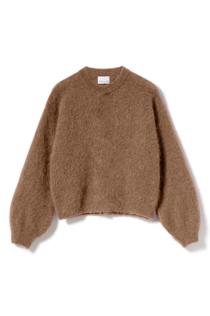 Noella - Kae Knit 12940085 - 1290 - Timber Brown Strikbluser 