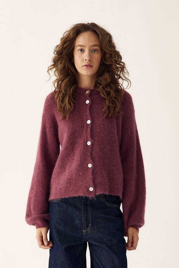 Noella - Kae Knit Cardigan 12940084 - 1285 - Rust Cardigans 