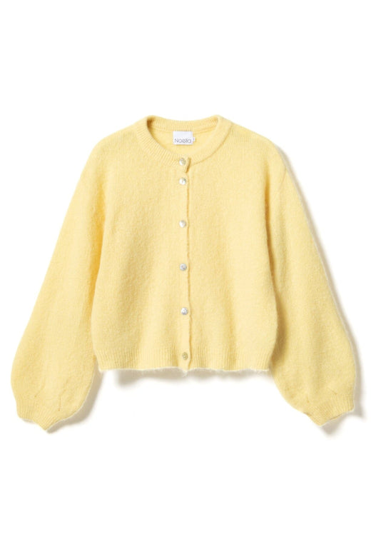 Noella - Kae Knit Cardigan 12940084 - 260 - Light Yellow Cardigans 
