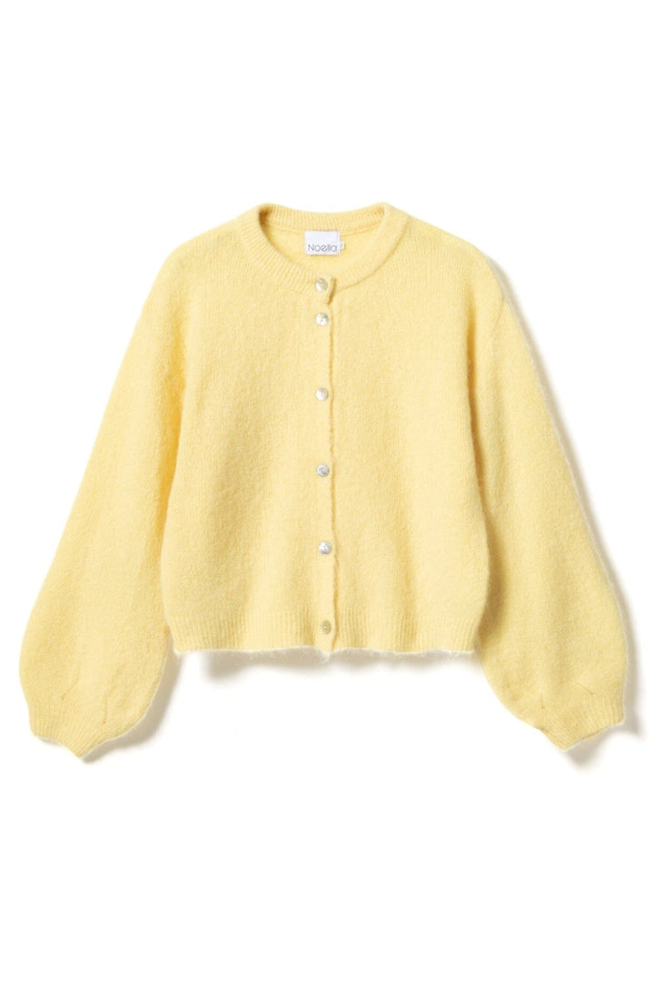 Noella - Kae Knit Cardigan 12940084 - 260 - Light Yellow Cardigans 