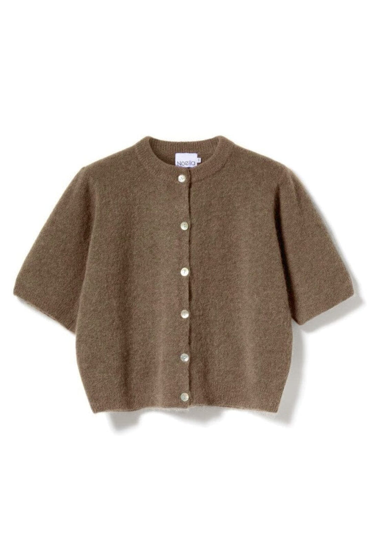Noella - Kae Ss Knit Cardigan 12940086 - 1290 - Timber Brown Cardigans 