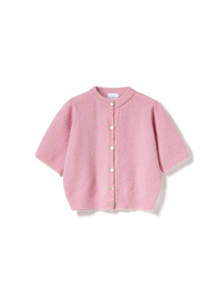 Noella - Kae Ss Knit Cardigan 12940086 - 549 - Blush Cardigans 