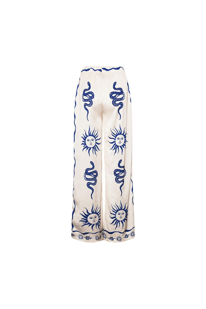 Noella - Kimona Pants 13060002 - 1313 Chana Blue Print