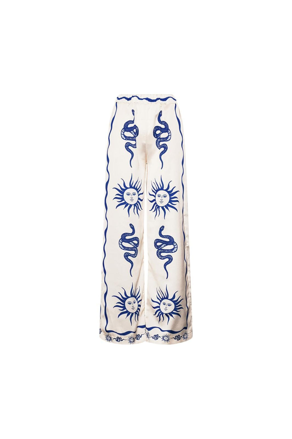 Noella - Kimona Pants 13060002 - 1313 Chana Blue Print