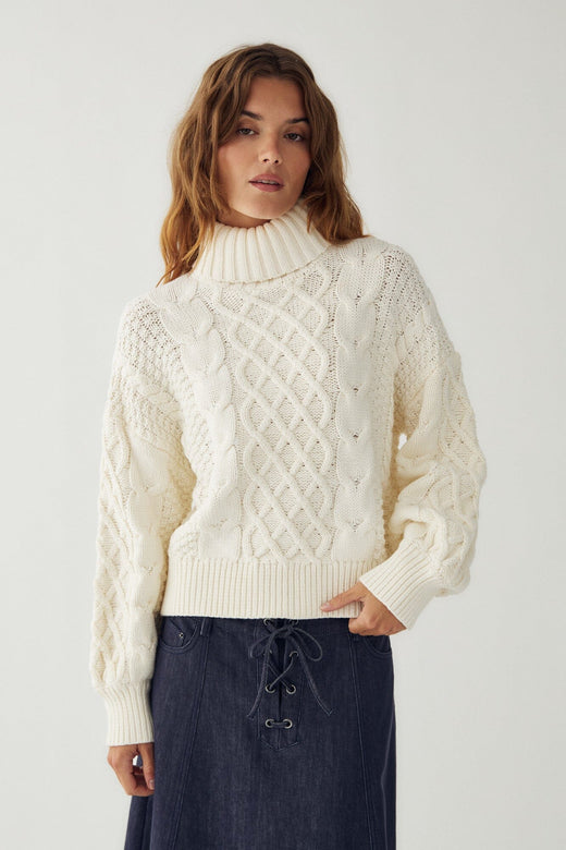 Noella - Lael Knit 13760002 - 974 - Ivory Strikbluser 