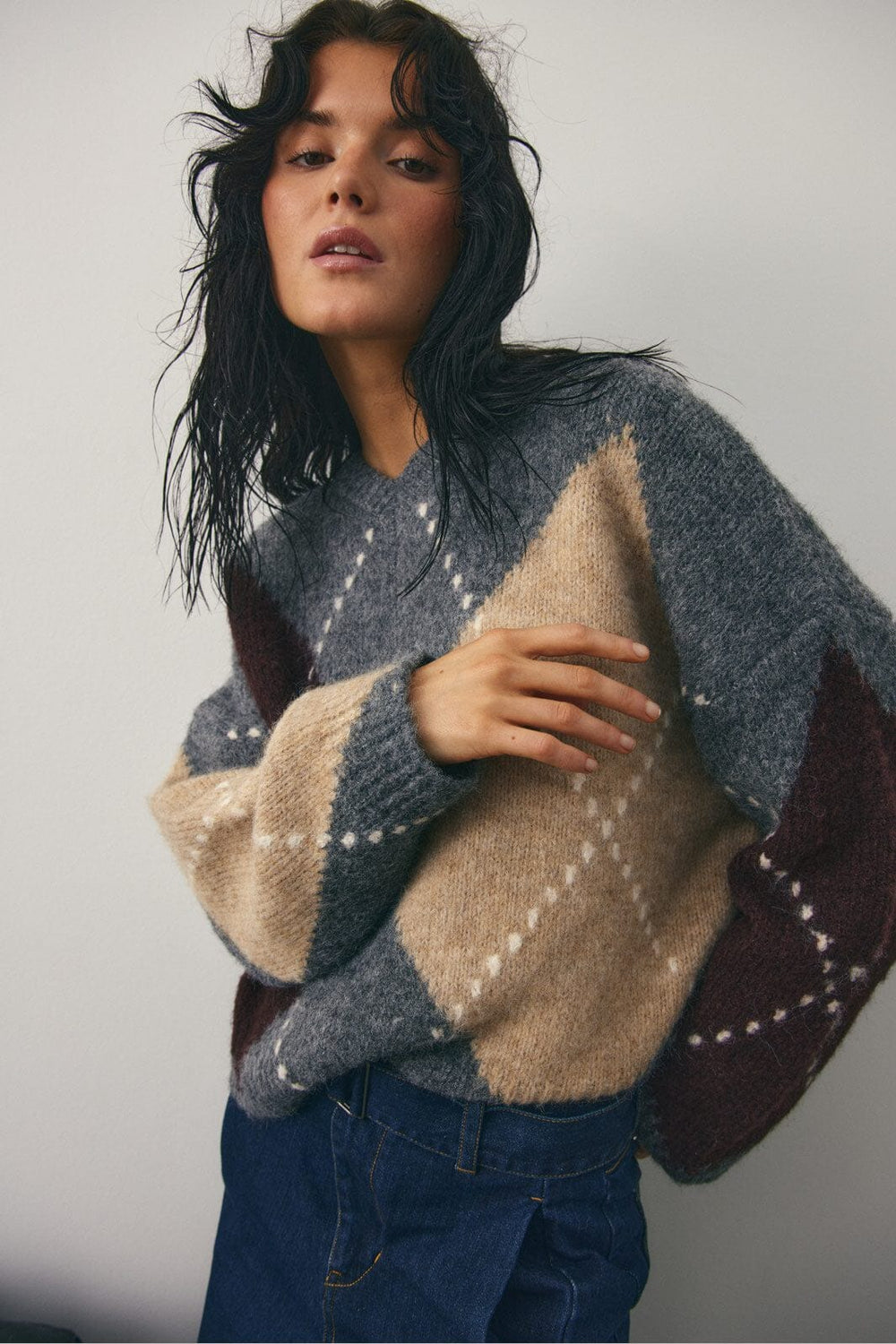 Noella - Lai Knit 14670001 - 003 - Medium Grey Mel.