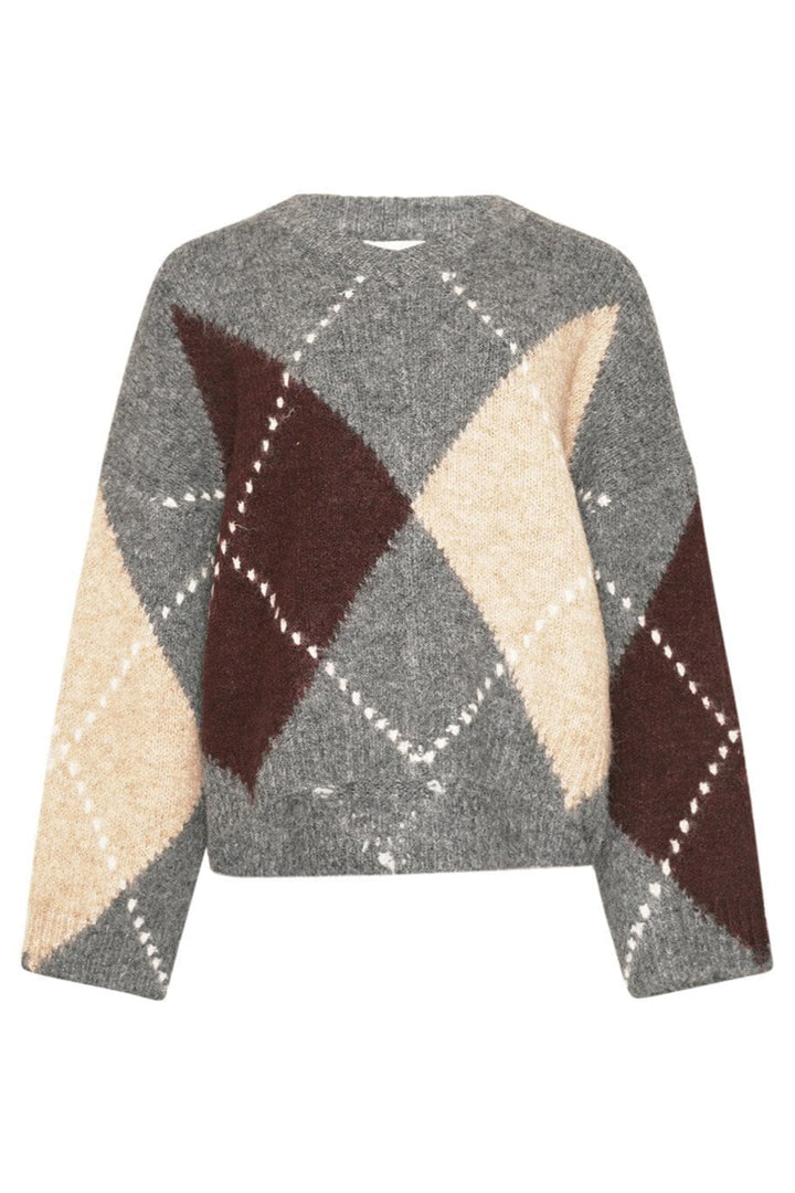 Noella - Lai Knit 14670001 - 003 - Medium Grey Mel.