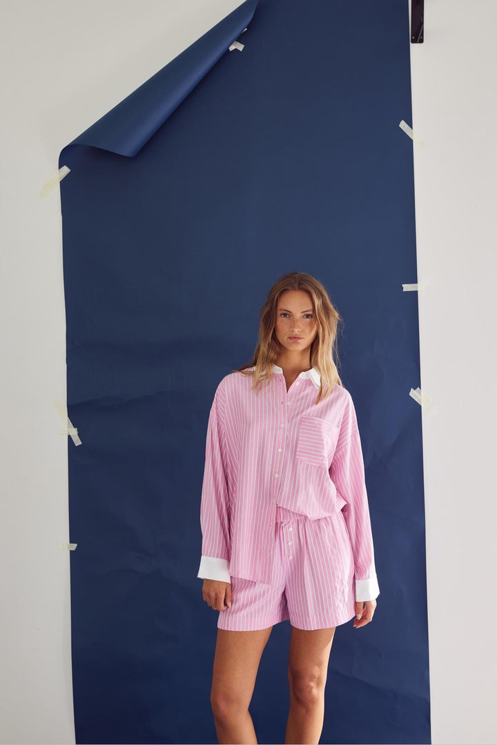 Noella - Lakelynn Shirt 13390002 - 1331 Carsyn Pink Stripe