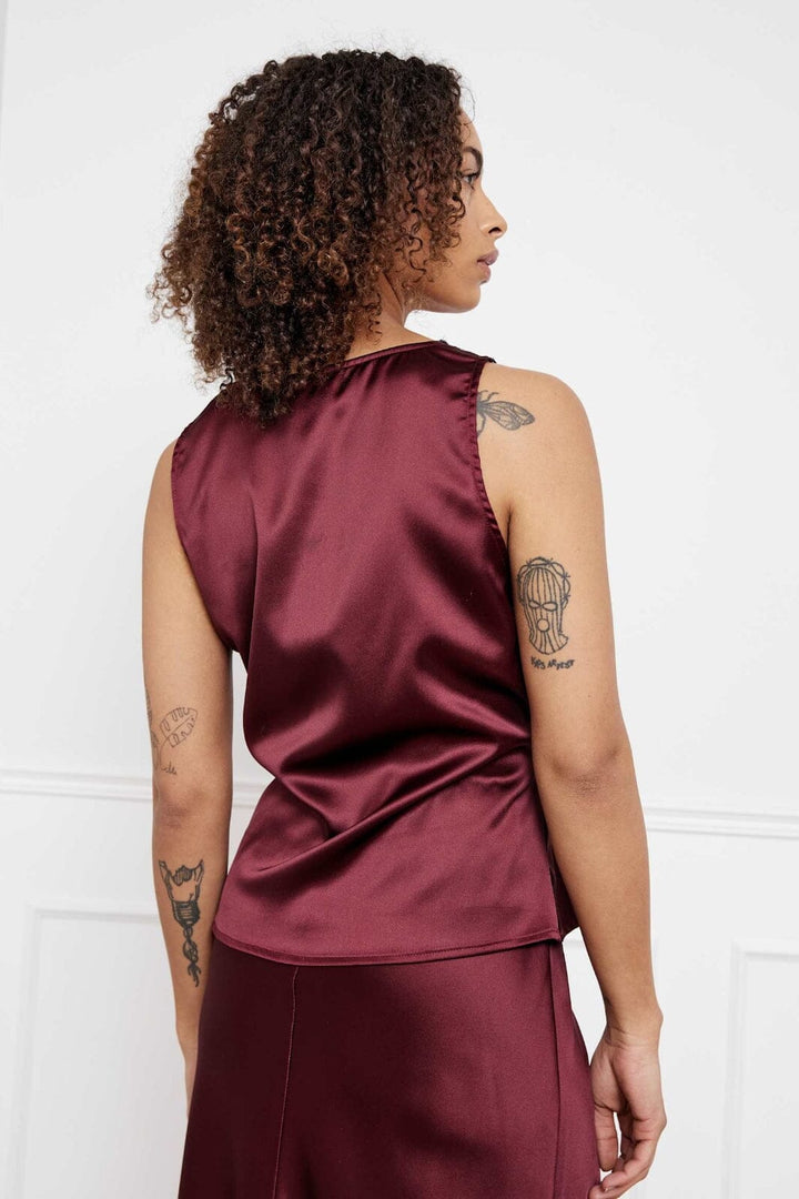 Noella - Laurentina Blouse 14050002 - 1355 - Dusty Mahogany Bluser 