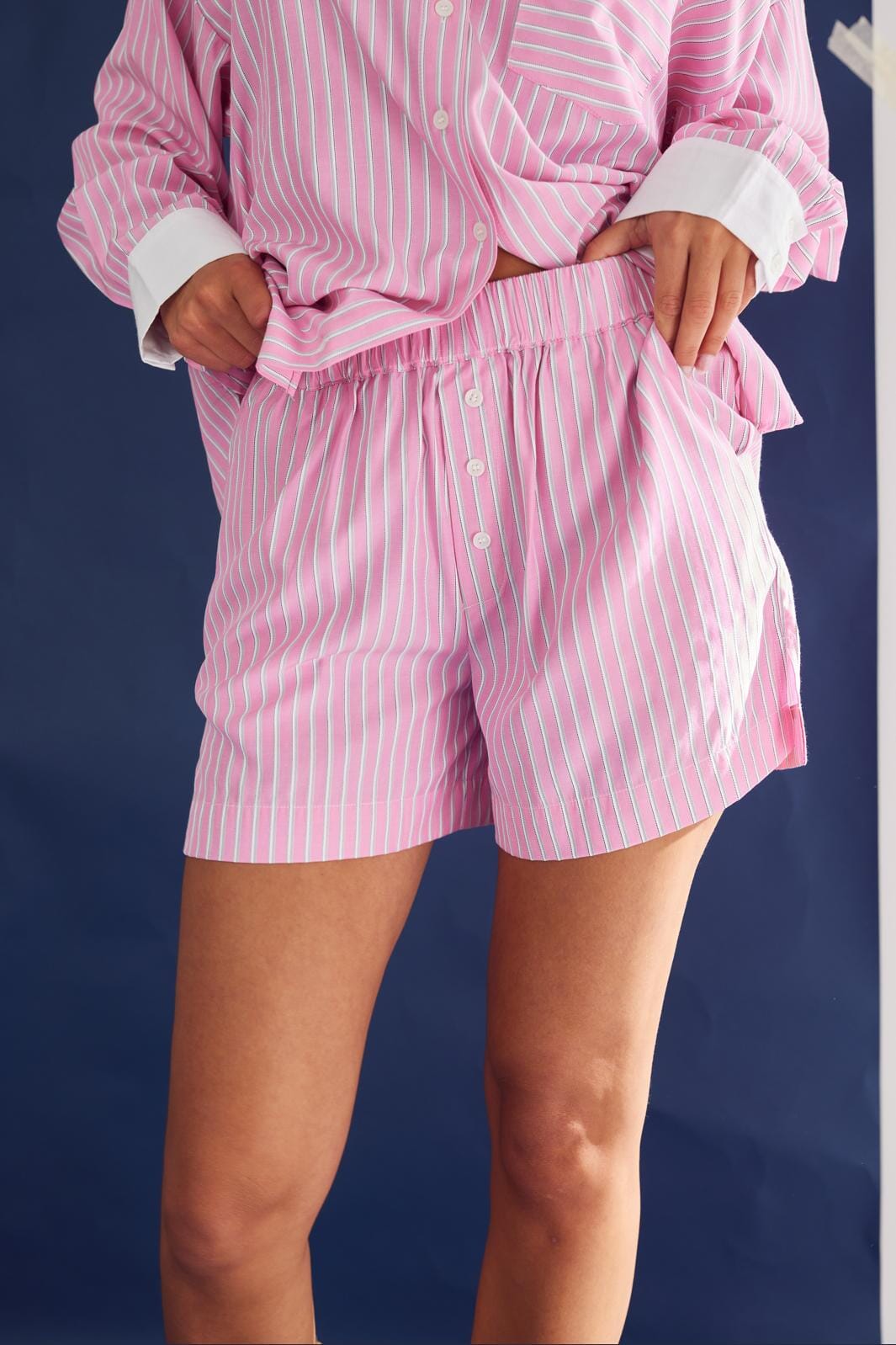 Noella - Lea Shorts 13390001 - 1331 Carsyn Pink Stripe