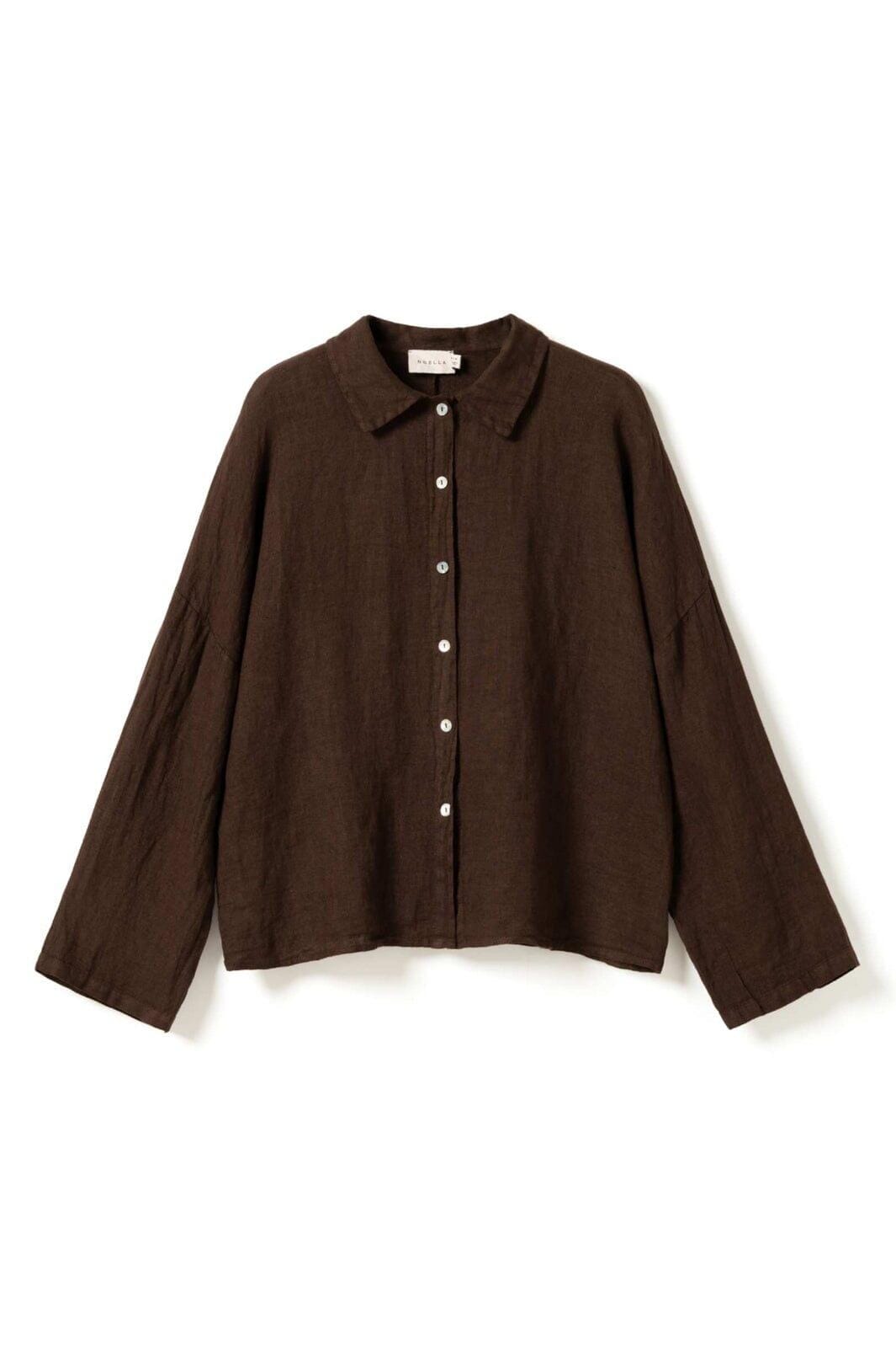 Noella - Leanora Shirt 14700002 - 674 - Chocolate Skjorter 