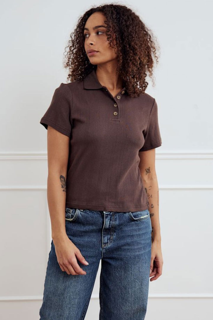 Noella - Lenni Top 10980021 - 674 - Chocolate T-shirts 