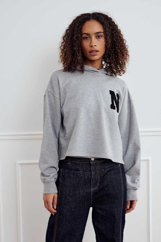 Noella - Lewanna Sweatshirt 13510002 - 972 - Medium Grey Mel.
