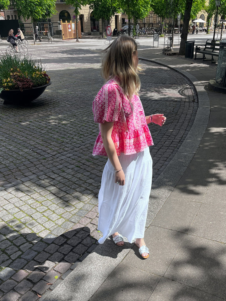 Noella - Leyla Skirt 13110001 - 028 White Nederdele 